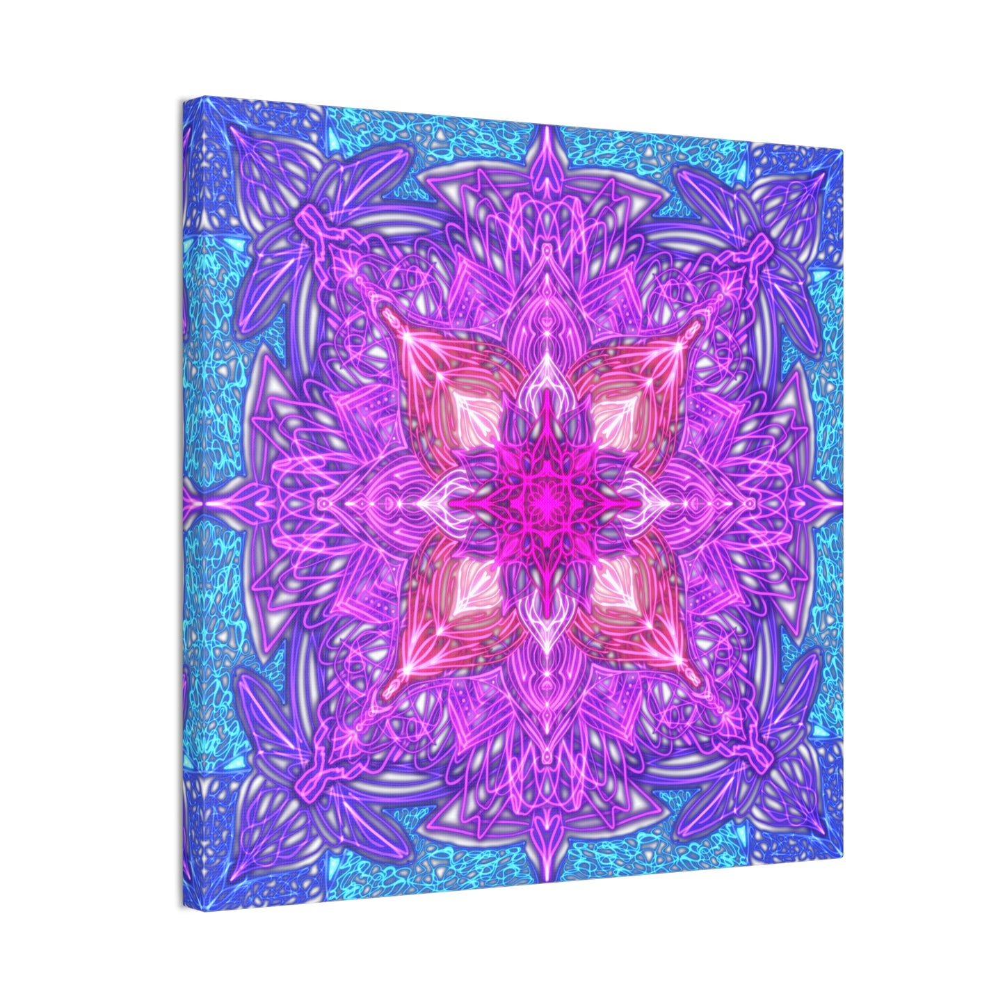 "Tranquil Twilight Mandala"- canvas