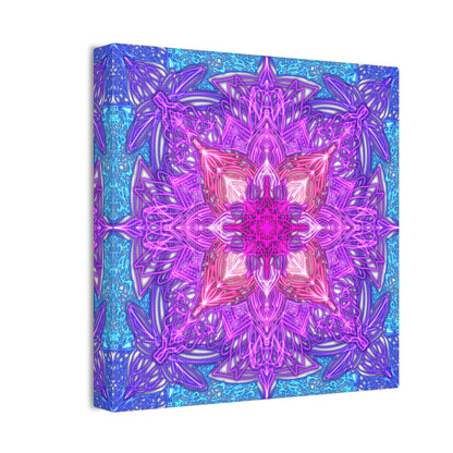 "Tranquil Twilight Mandala"- canvas