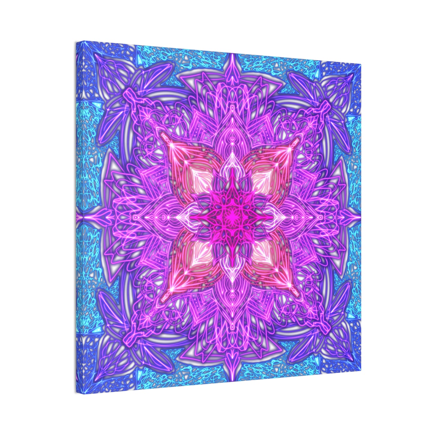 "Tranquil Twilight Mandala"- canvas