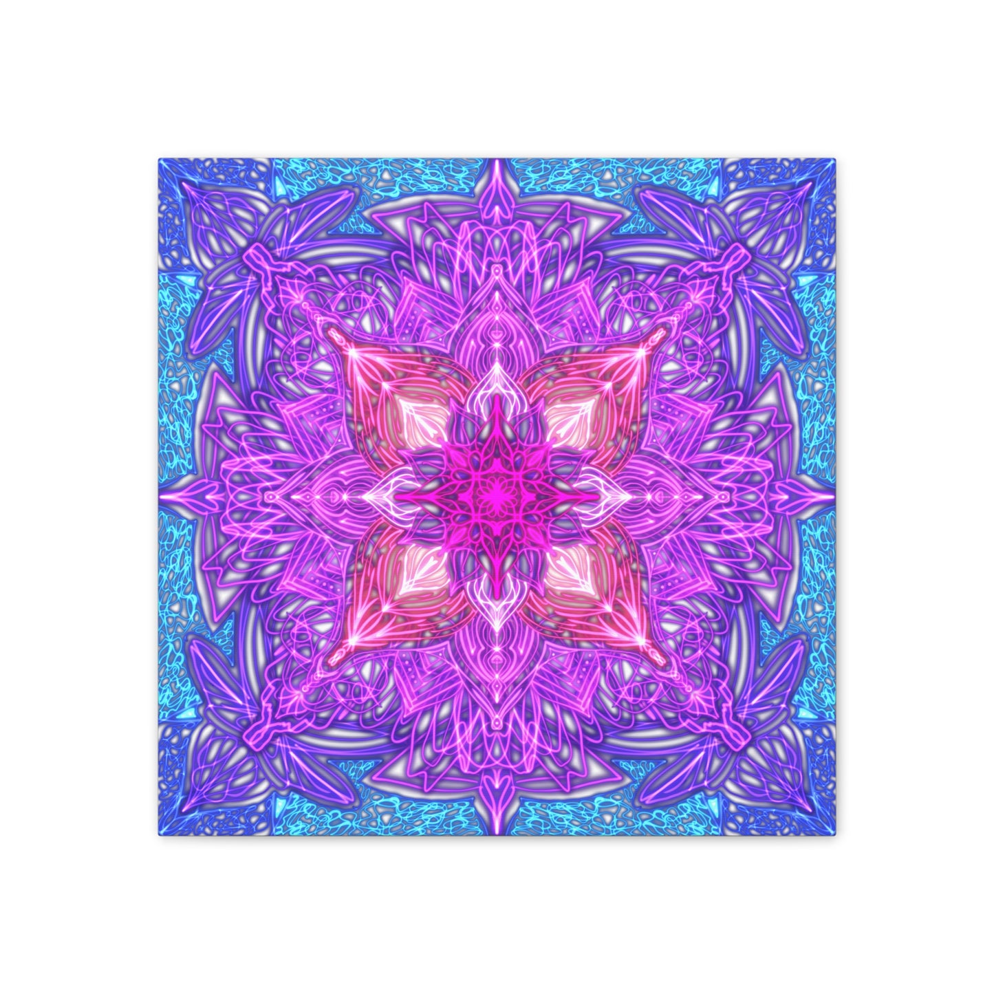 "Tranquil Twilight Mandala"- canvas