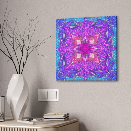 "Tranquil Twilight Mandala"- canvas