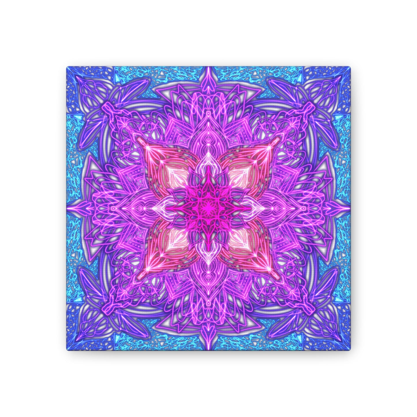 "Tranquil Twilight Mandala"- canvas