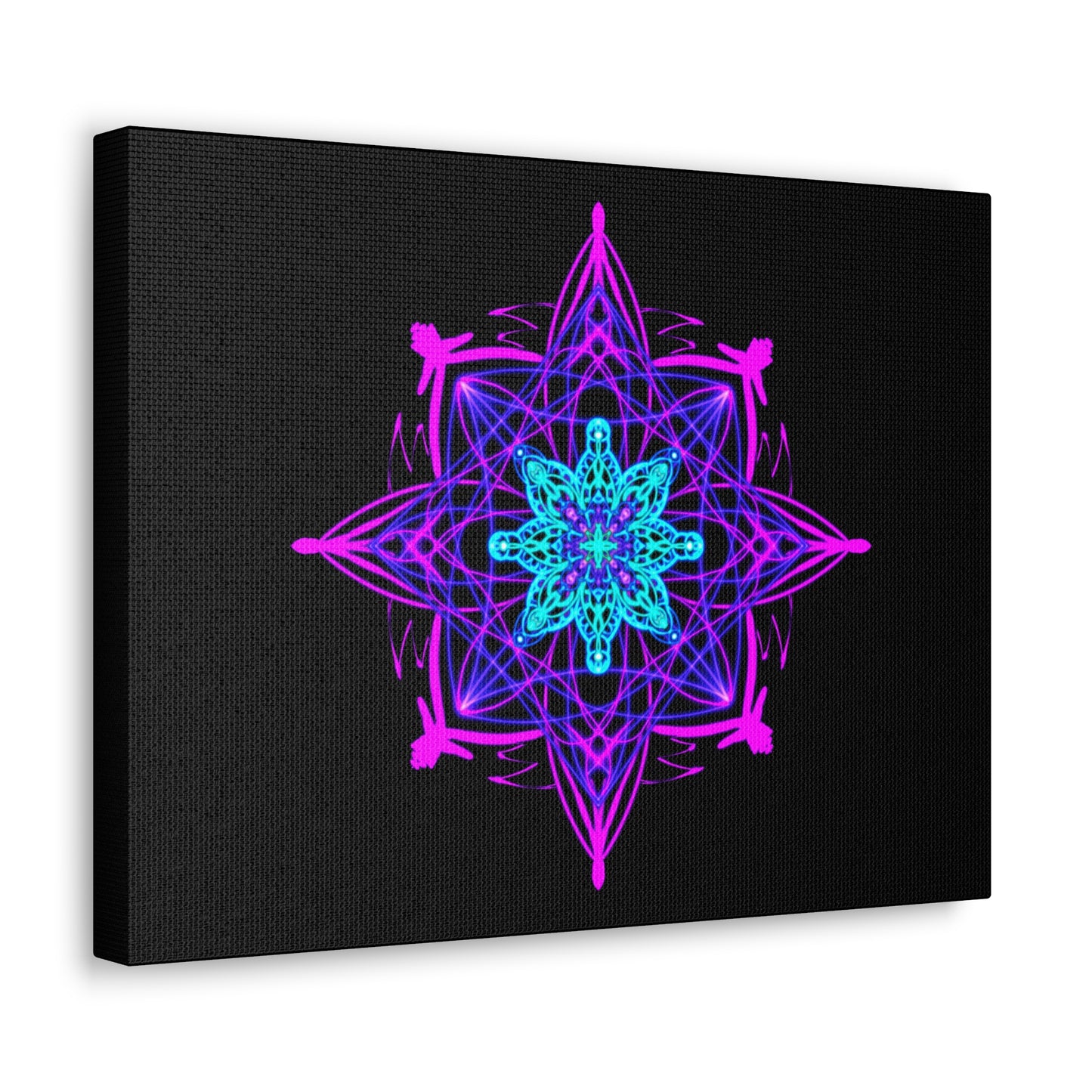 Twilight Bloom Mandala Canvas