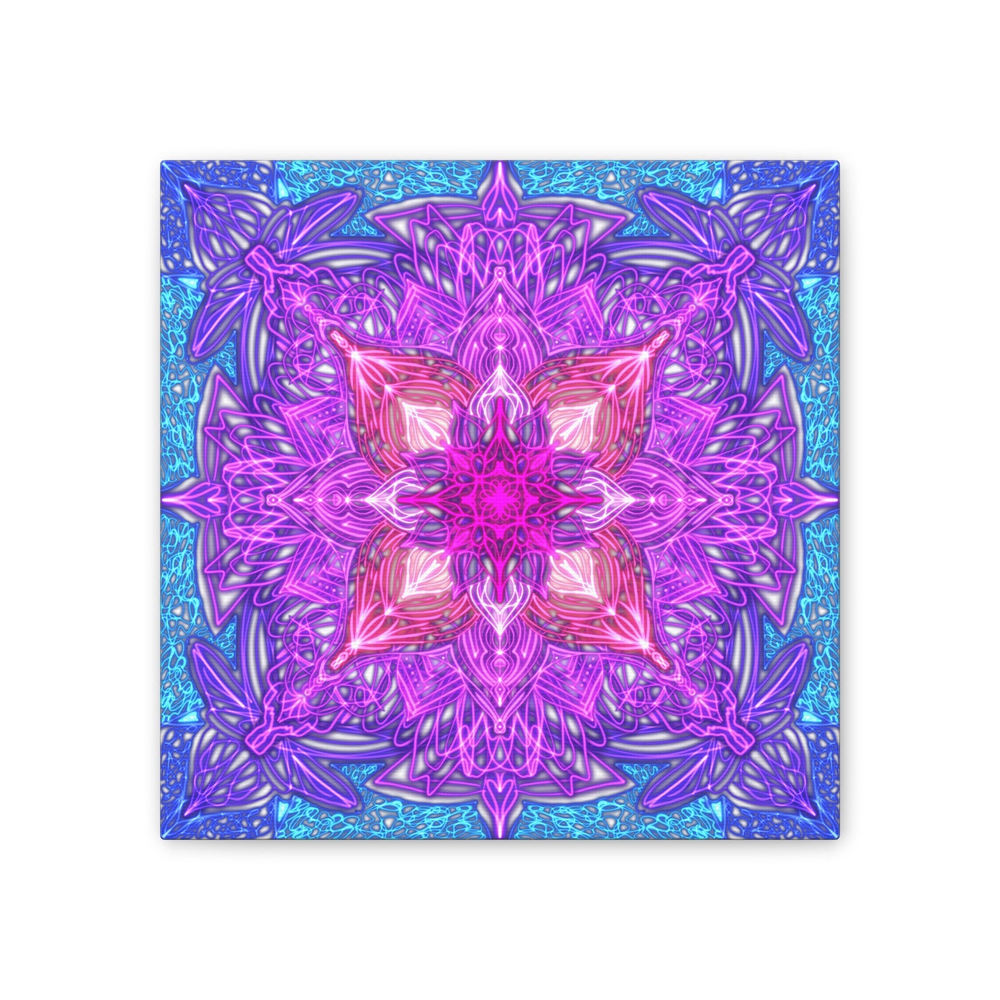 "Tranquil Twilight Mandala"- canvas