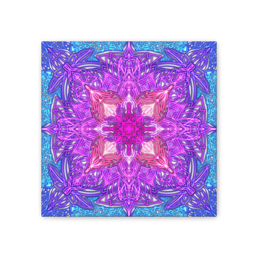 "Tranquil Twilight Mandala"- canvas