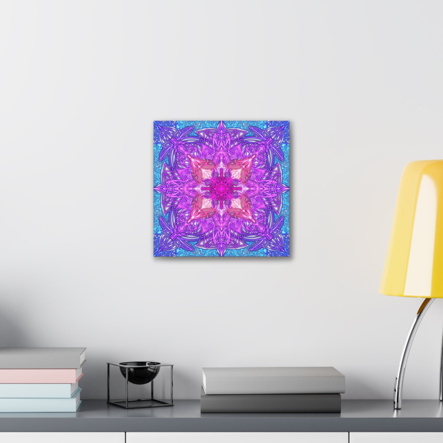 "Tranquil Twilight Mandala"- canvas