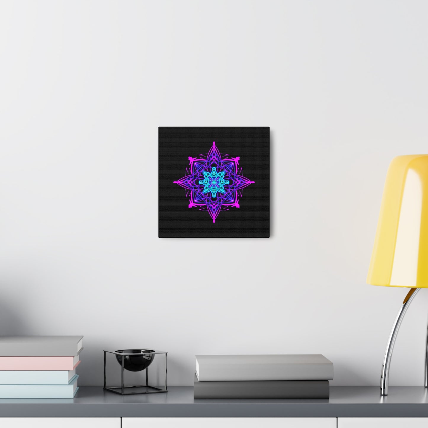 Twilight Bloom Mandala Canvas