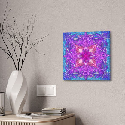 "Tranquil Twilight Mandala"- canvas