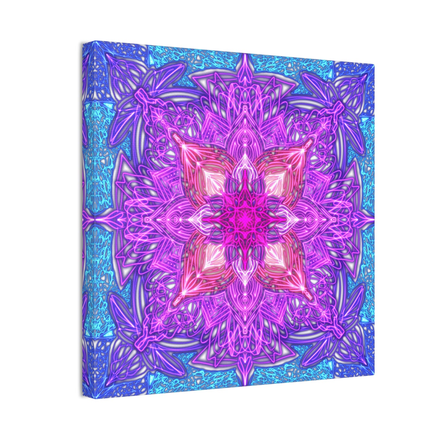 "Tranquil Twilight Mandala"- canvas