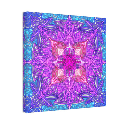 "Tranquil Twilight Mandala"- canvas