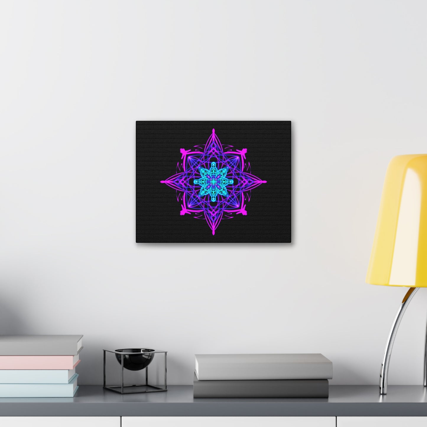 Twilight Bloom Mandala Canvas