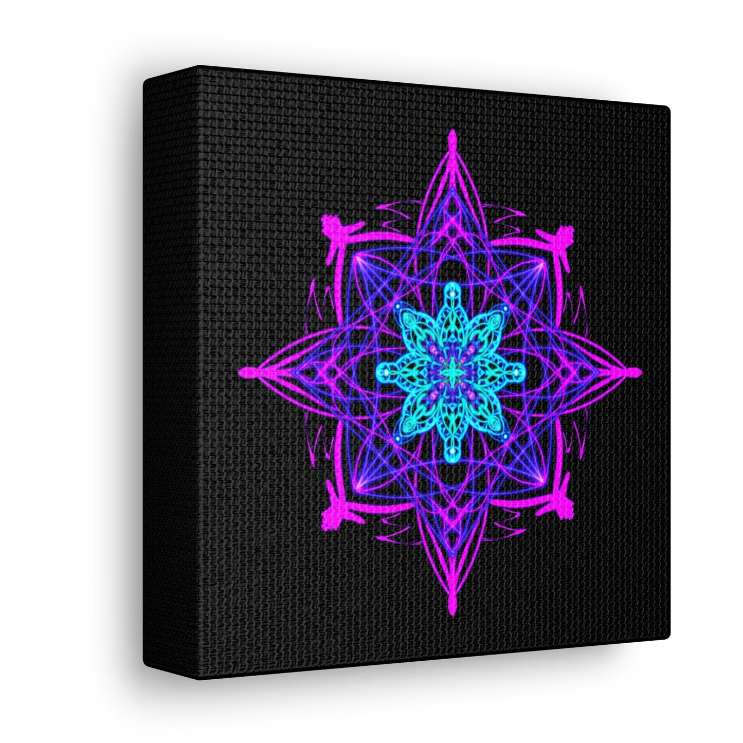 Twilight Bloom Mandala Canvas