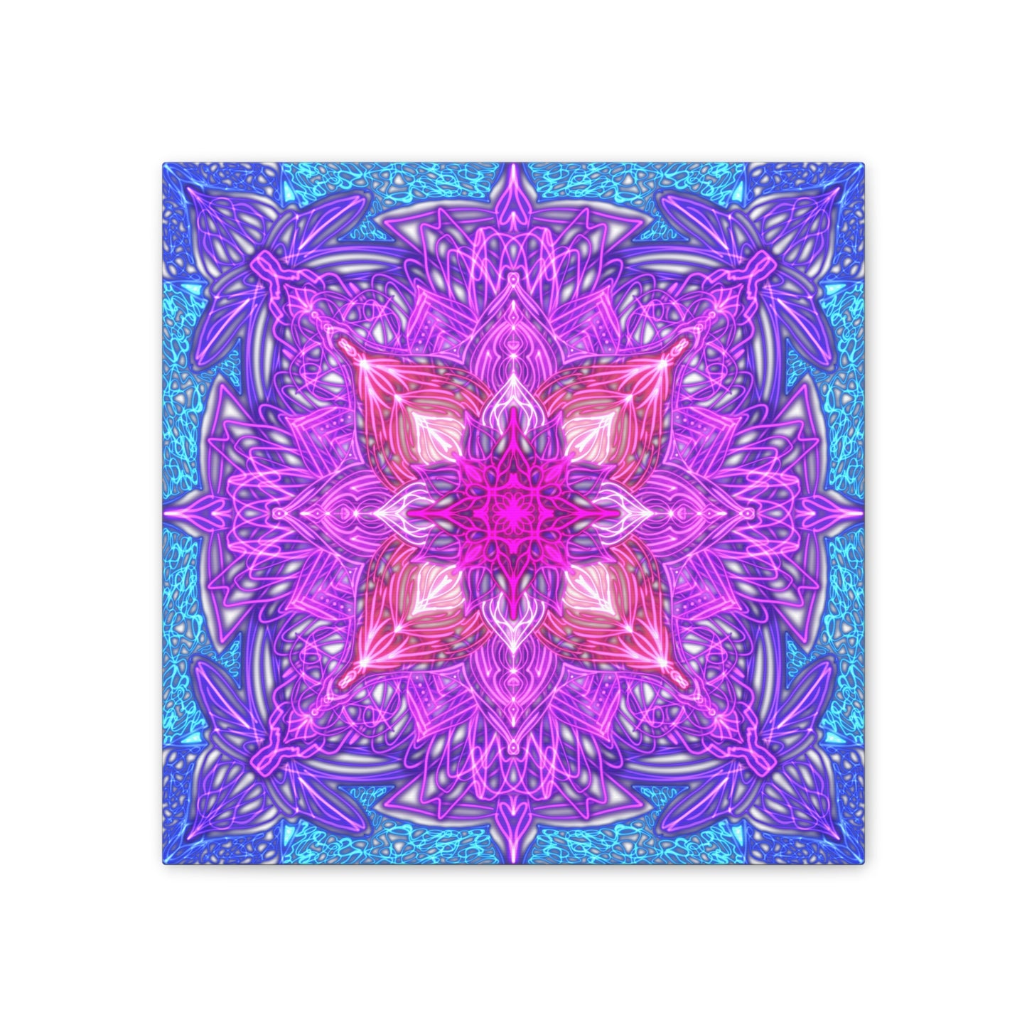 "Tranquil Twilight Mandala"- canvas