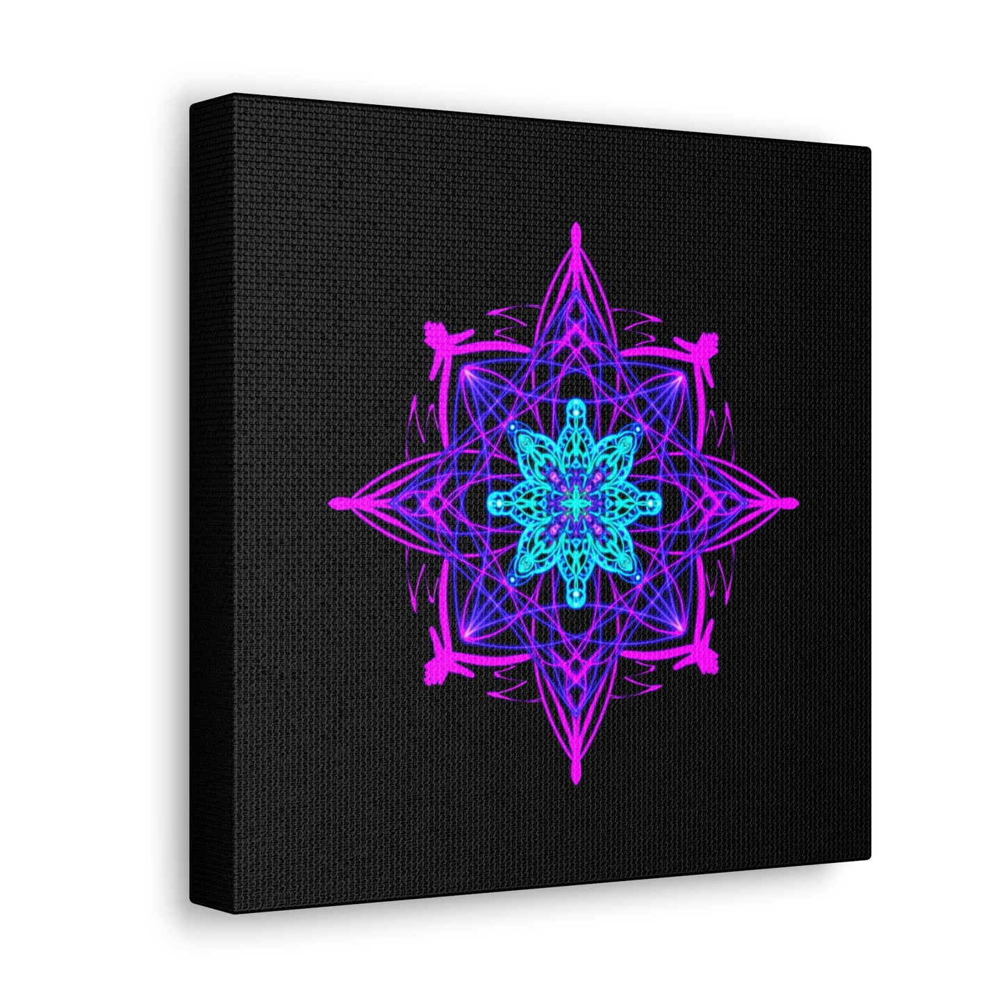 Twilight Bloom Mandala Canvas