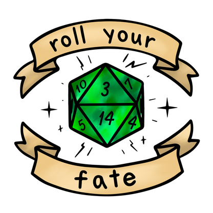 Roll Your Fate Stickers