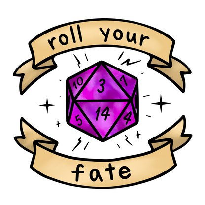 Roll Your Fate Stickers